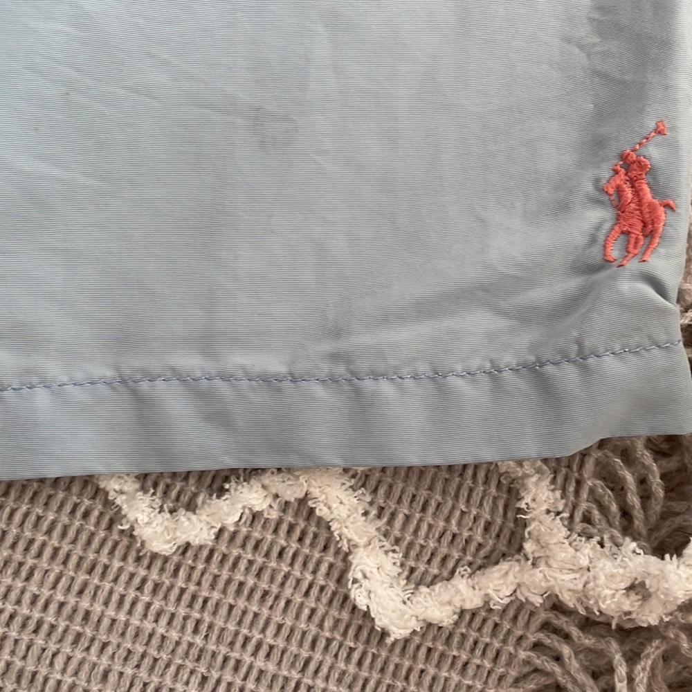 Men Polo by Ralph Lauren Swim Shorts XXL Baby Blue - Picture 2 of 4